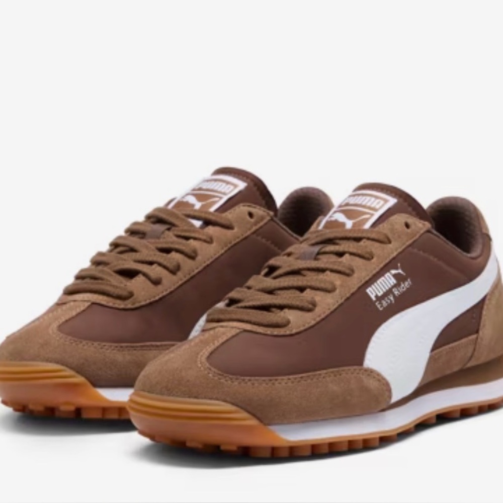 Brown Puma Sneakers